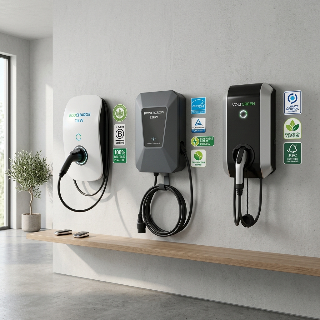 Comparatif wallbox écoresponsables 2026 : fabrication européenne, recyclabilité, impact carbone